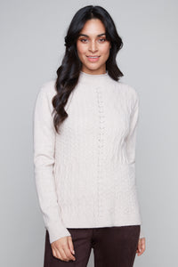 Carre Noir cable knit sweater