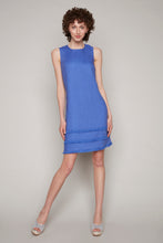 Load image into Gallery viewer, Carre Noir sleeveless dress with pleated hems
