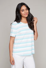 Charger l&#39;image dans la galerie, Carre Noir v-neck striped t-shirt
