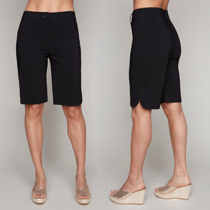 Carre Noir city shorts with split side hems