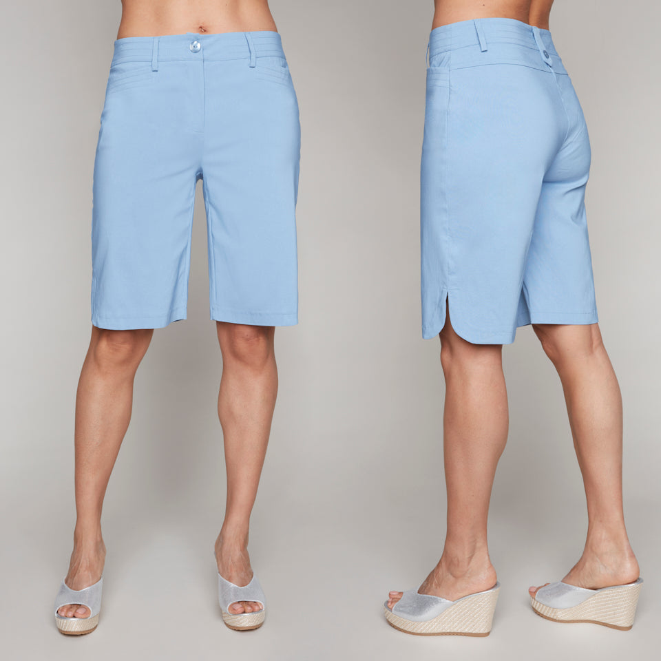 Carre Noir city shorts with split side hems