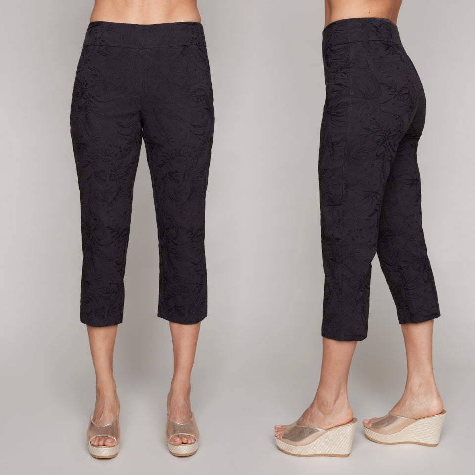 Carre Noir pull-on capri pants