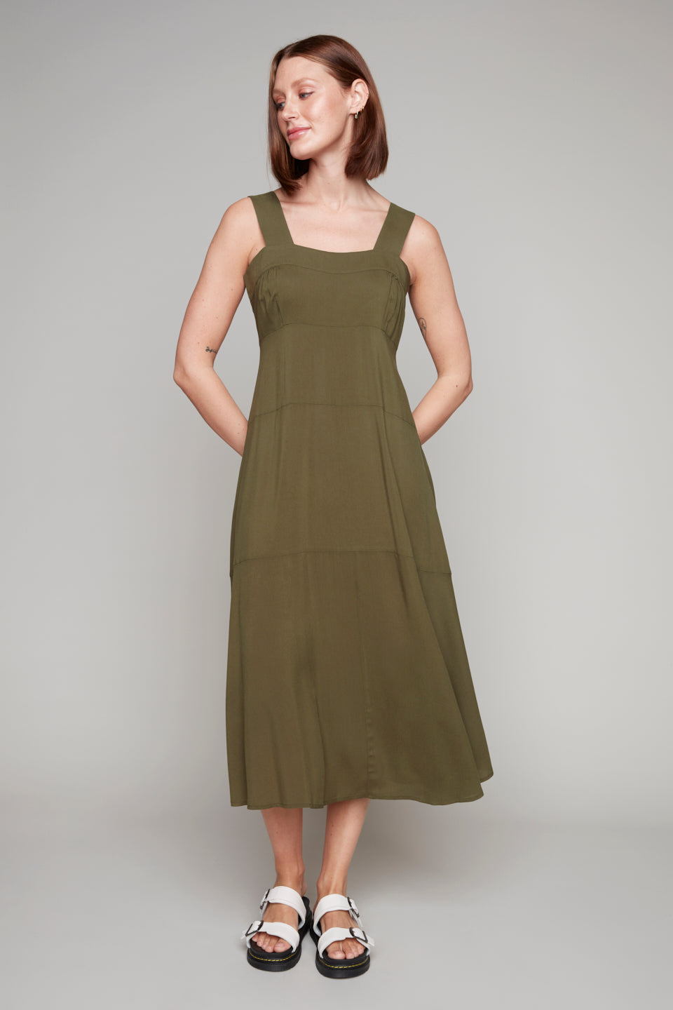 Carre Noir sleeveless maxi dress