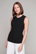 Load image into Gallery viewer, Carre Noir sleeveless textured top
