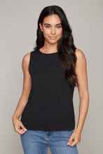 Load image into Gallery viewer, Carre Noir sleeveless top with back zipper detail
