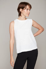 Load image into Gallery viewer, Carre Noir sleeveless top with back zipper detail
