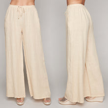 Charger l&#39;image dans la galerie, Carre Noir wide leg linen pants
