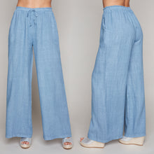 Charger l&#39;image dans la galerie, Carre Noir wide leg linen pants
