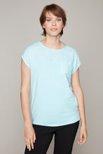 Load image into Gallery viewer, Carre Noir novelty rhinestone top with front pocket
