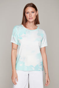 Carre Noir novelty blue gradient t-shirt