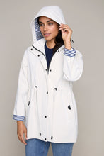 Load image into Gallery viewer, Carre Noir hooded rain coat
