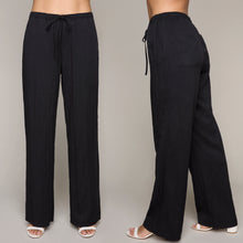 Load image into Gallery viewer, Carre Noir wide-leg linen pants
