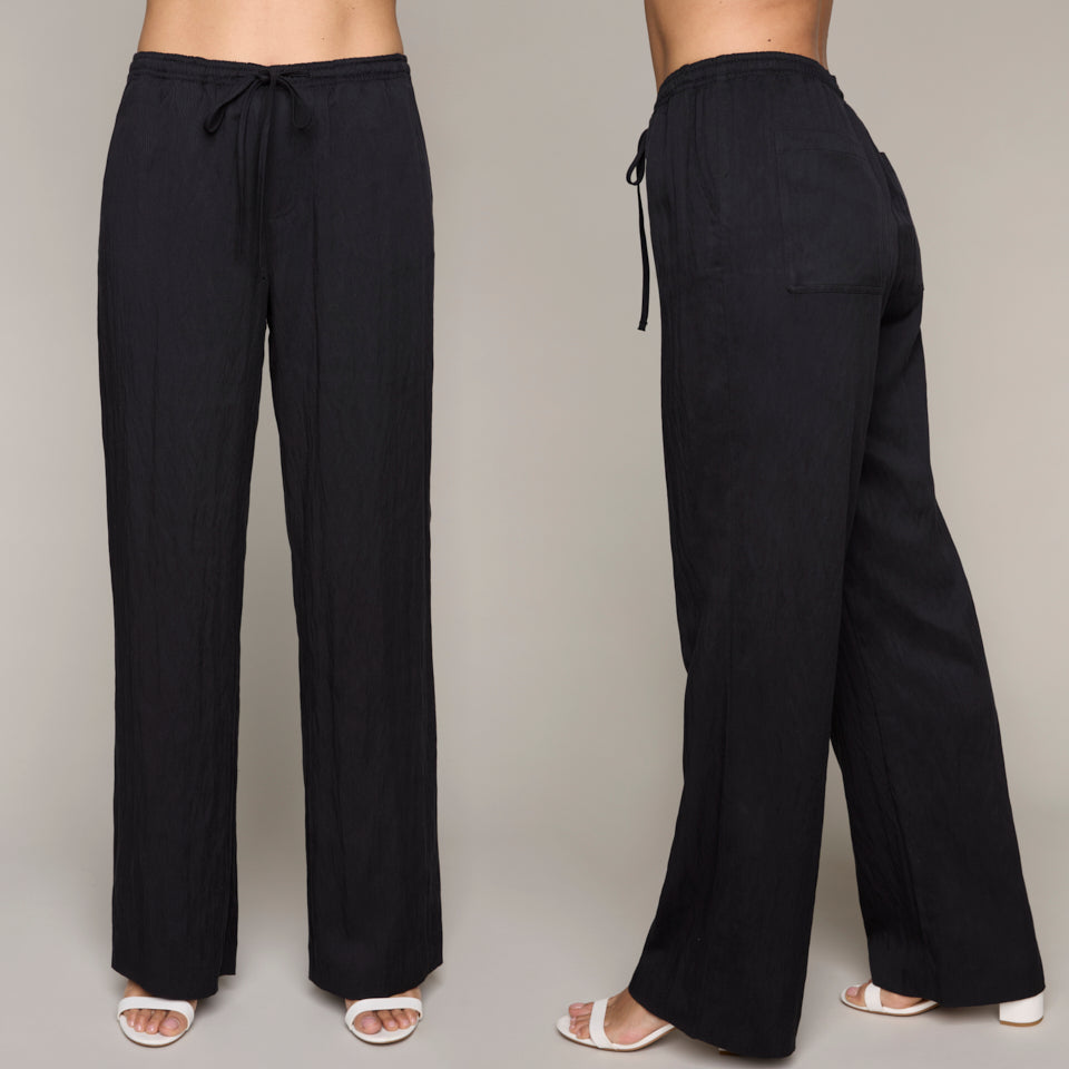 Carre Noir wide-leg linen pants