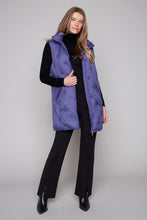 Load image into Gallery viewer, Carre Noir Long Quilted Zip Vest
