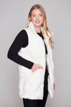 Load image into Gallery viewer, Carre Noir Long Quilted Zip Vest
