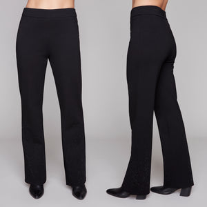 Rhinestone Embellished Bootcut Pant