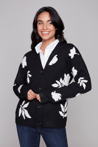 Carre Noir Falling Leaves Cardigan
