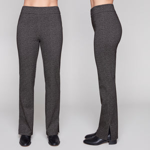 Carre Noir Microcheck Pull-On Trouser