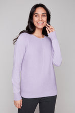 Charger l&#39;image dans la galerie, Carre Noir Ribbed Crewneck Sweater
