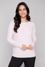 Charger l&#39;image dans la galerie, Carre Noir Ribbed Crewneck Sweater
