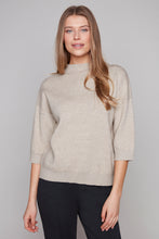 Load image into Gallery viewer, Carre Noir Ella Soft Ribbed Mock-Neck Sweater
