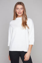 Load image into Gallery viewer, Carre Noir Ella Soft Ribbed Mock-Neck Sweater
