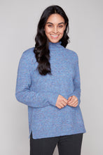 Charger l&#39;image dans la galerie, Carre Noir Speckled Mock Neck Sweater
