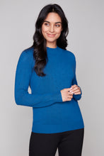 Load image into Gallery viewer, Carre Noir Textured Dot Crewneck Sweater
