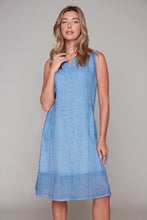 Charger l'image dans la galerie, Compli K Linen Sleeveless Notch-Neck Dress
