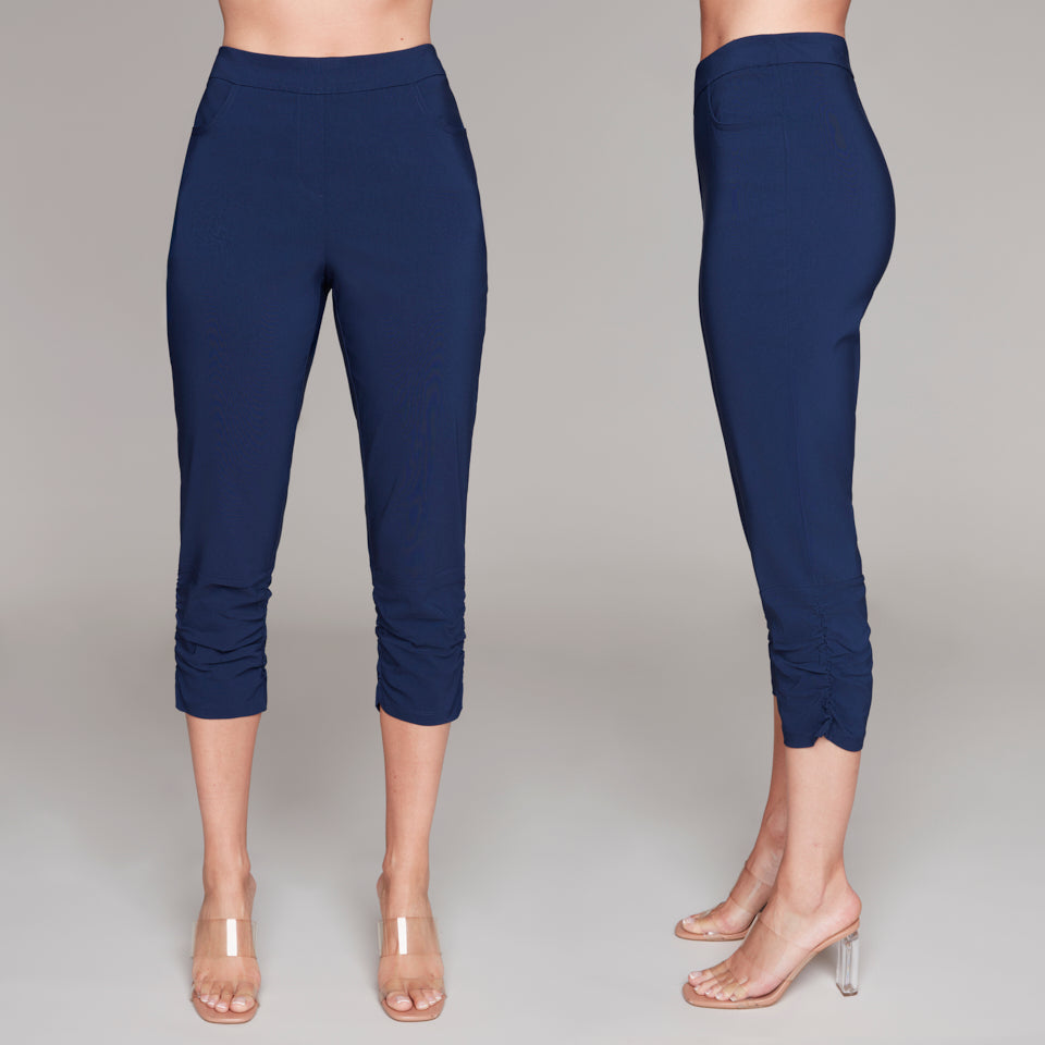 Compli K Ruched Hem Cropped Pant