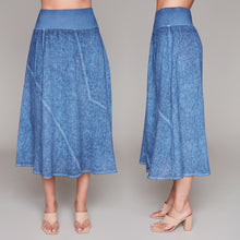 Charger l'image dans la galerie, Compli K Linen Pull-On Midi Skirt
