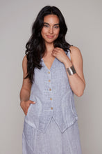 Charger l'image dans la galerie, Compli K Linen Button Front Vest Top
