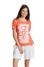 Charger l&#39;image dans la galerie, Carré Noir Top Coeur
